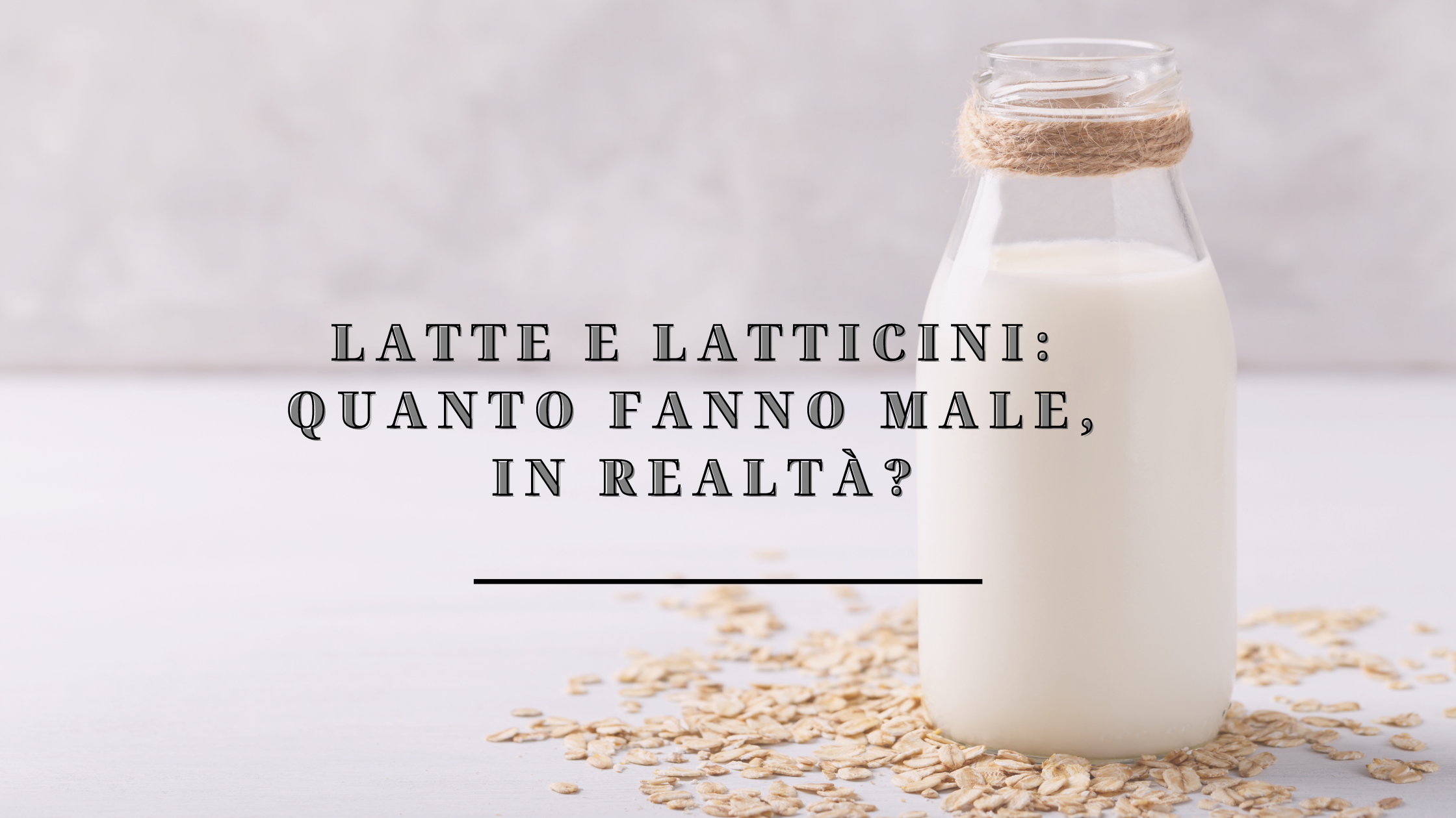 Latte e latticini